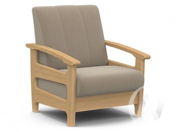 Кресло для отдыха Омега (бук лак/CATANIA LATTE) в Новом Тартасе - novyj-tartas.mebel54.com | фото