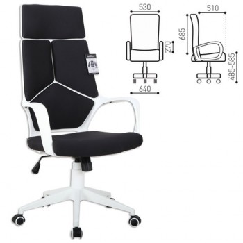 Кресло офисное BRABIX Prime EX-515 (черная ткань) в Новом Тартасе - novyj-tartas.mebel54.com | фото